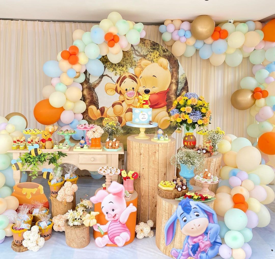 decoração pooh