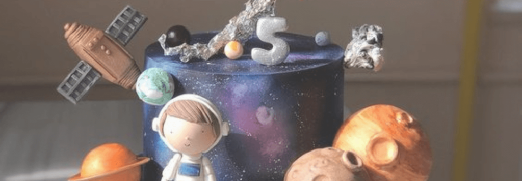 Bolo Astronauta: 15 ideias direto das galáxias