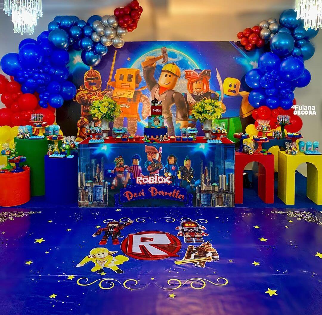 decoração aniversário roblox
