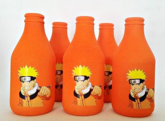 garrafa laranja naruto
