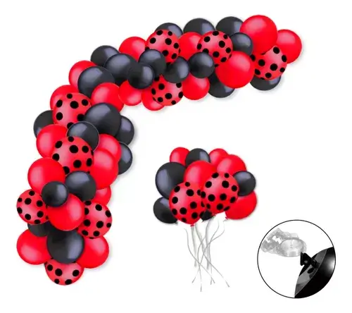 balões festa ladybug