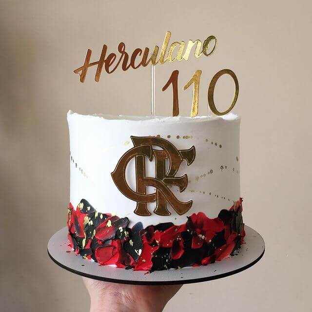 Bolo do flamengo feminino em 2023 Fotos de bolo de aniversário