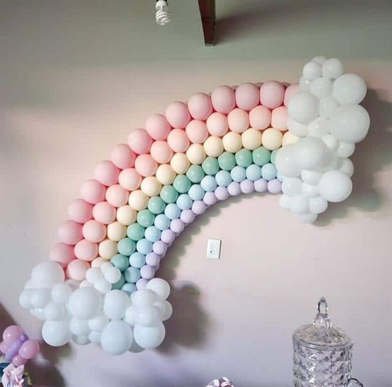 arco íris balão