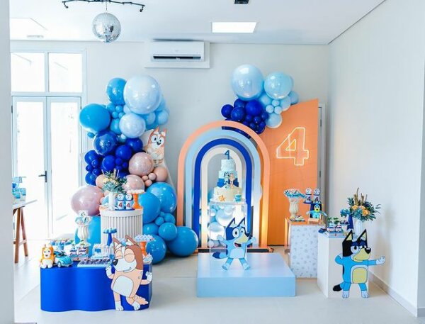 festa infantil menino tema bluey
