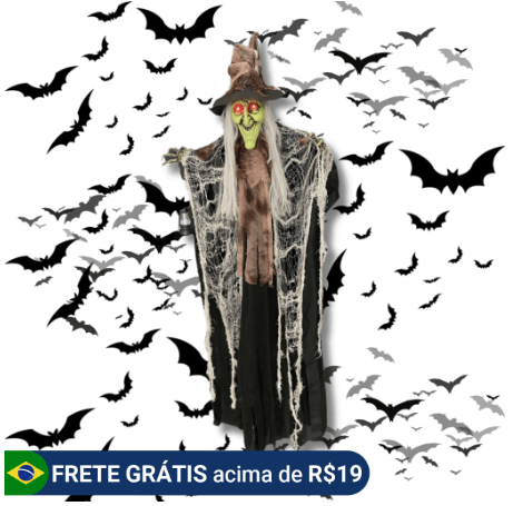 bruxa decoração halloween