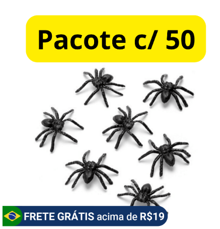 aranhas para decoração halloween