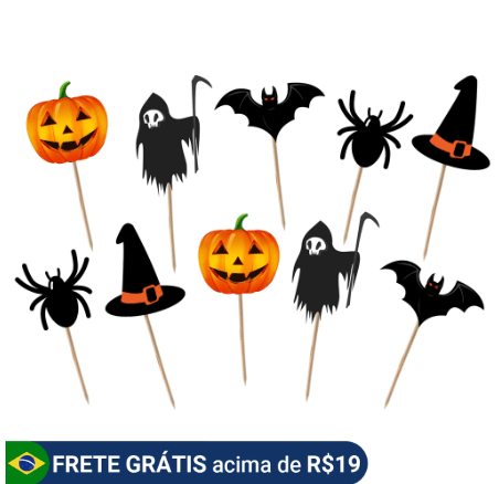 topper docinho halloween