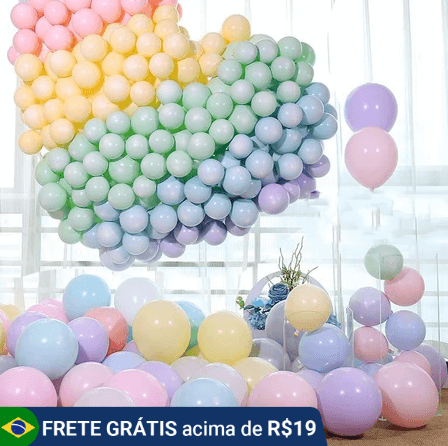 balões para festa infantil unicórnio simples