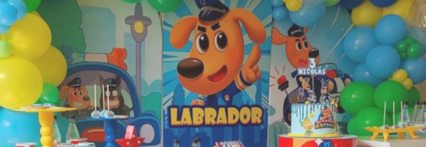 Detetive Labrador: ideias para uma festa infantil completa