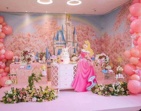 decoração luxo princesas disney