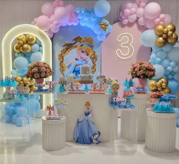 festa infantil da cinderela