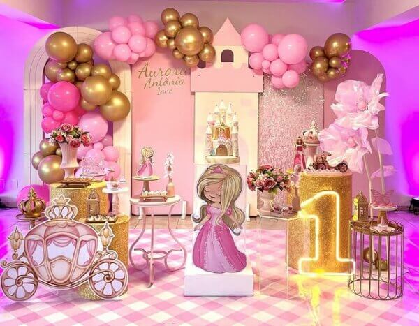 ideia de festa princesa aurora