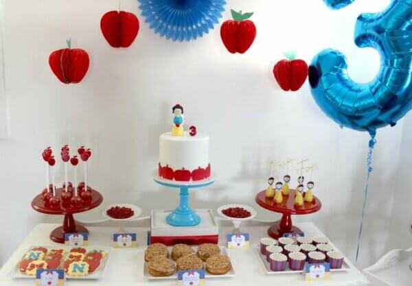 ideia de festa infantil princesas disney