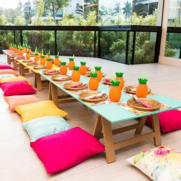 mesa festa infantil tropical