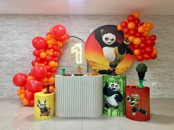 festa 1 ano kung fu panda