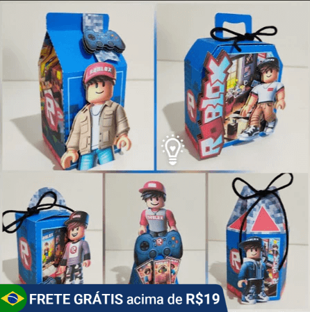 lembrancinha roblox festa infantil