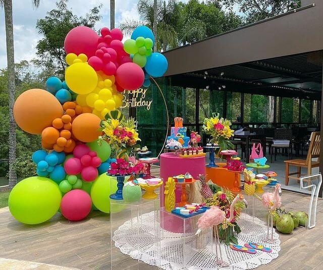 Festa Na Piscina Infantil Tudo Para Sua Decoração Bolo Guaraná