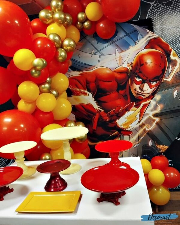 balões decoração do flash