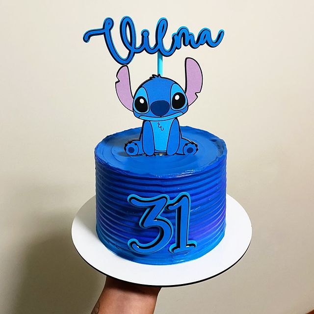 Bolo do Stitch: +70 ideias superfofas para sua festa - Bolo Guaraná