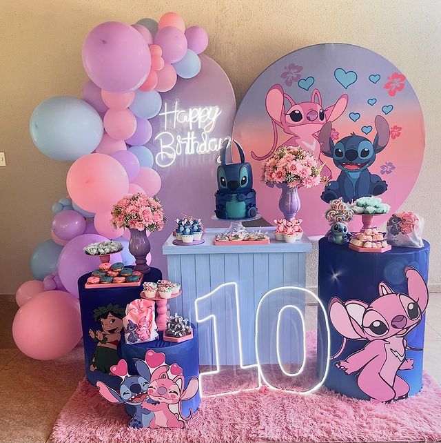 +130 ideias de Decoração do Stitch para festa infantil