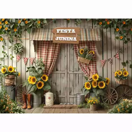 cenário festa junina infantil