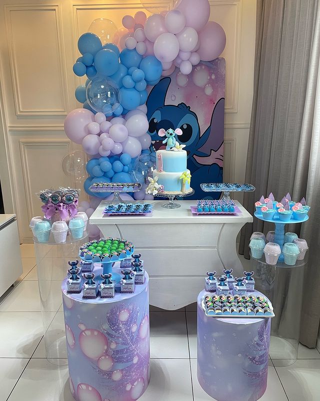 +130 ideias de Decoração do Stitch para festa infantil