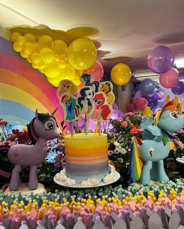 bolo festa infantil my little pony