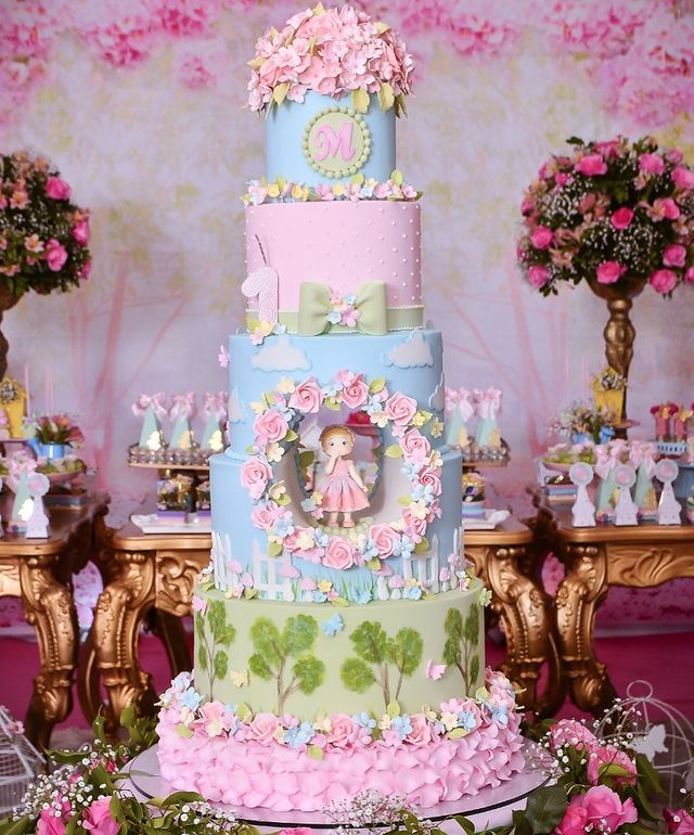 Bolo Jardim Encantado: +35 ideias para festa infantil