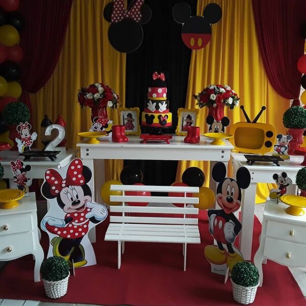 festa infantil mickey e minnie