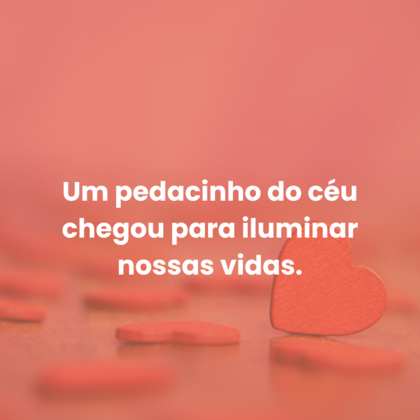 ideia de frase para lembrancinha maternidade