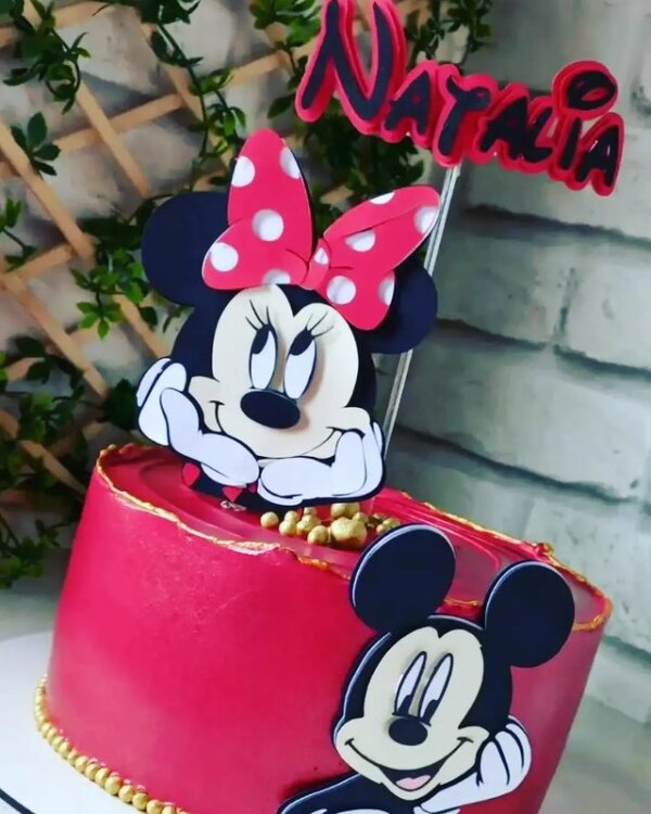 ideia bolo festa mickey e minnie