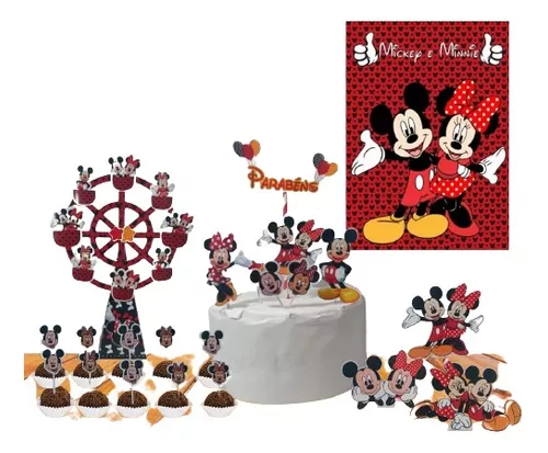 kit festa infantil mickey e minnie