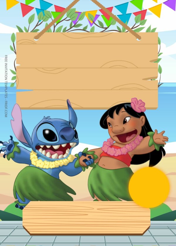 convite grátis lilo e stitch