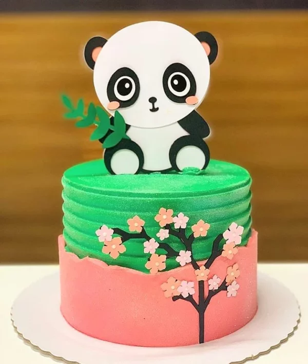 topper bolo panda 