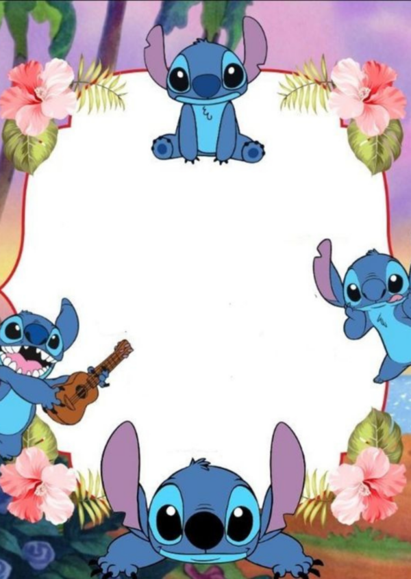 convite festa stitch