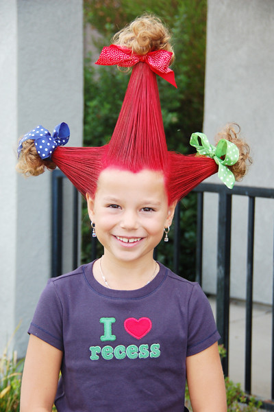 ideia para cabelo maluco