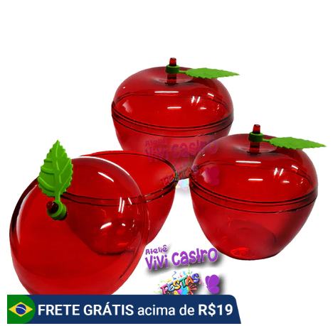 maçã para lembrancinha branca de neve