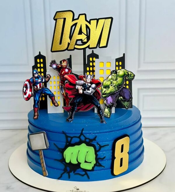 festa bolo vingadores