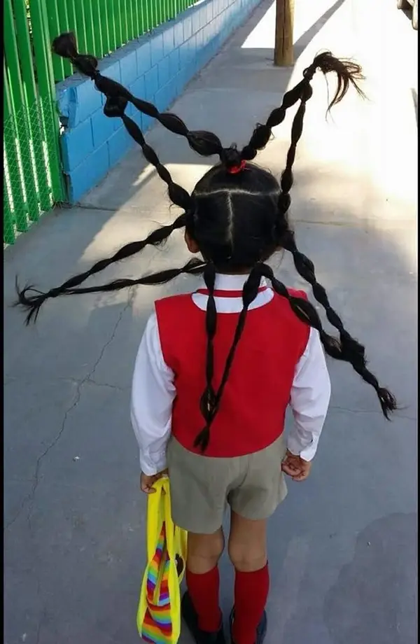 cabelo maluco menina