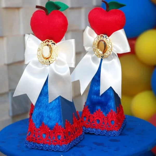 detalhe lembrancinha branca de neve