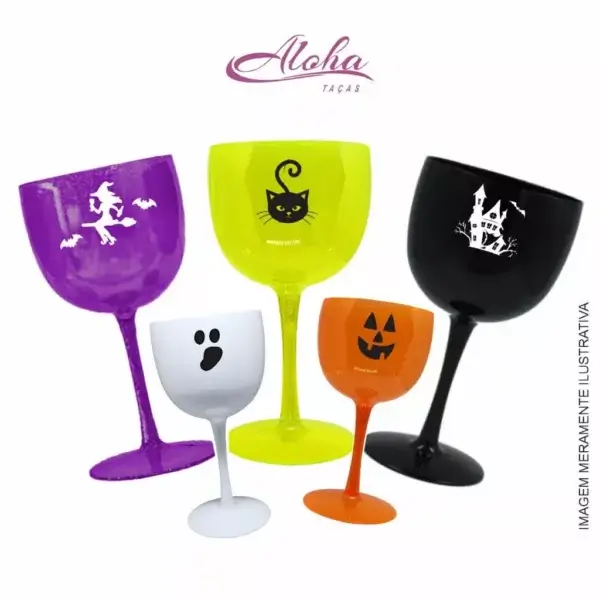 taça para festa de halloween