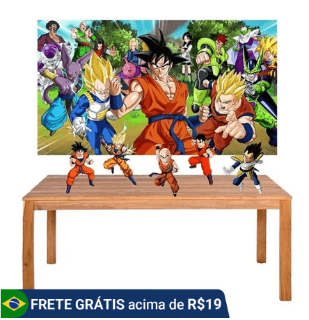 painel displays festa dragon ball