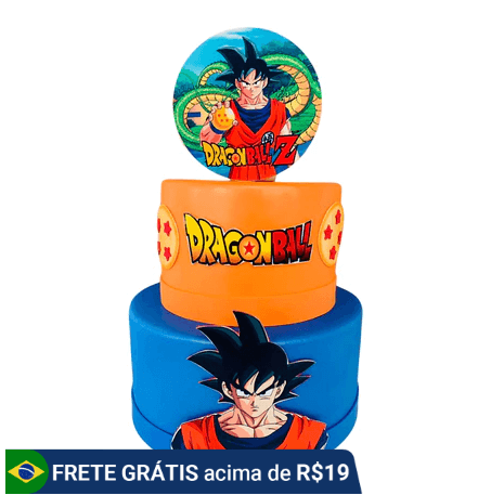 bolo fake festa infantil dragon ball