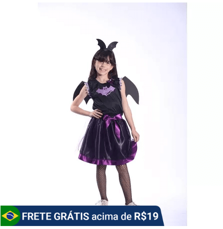 onde comprar fantasia de halloween bruxinha