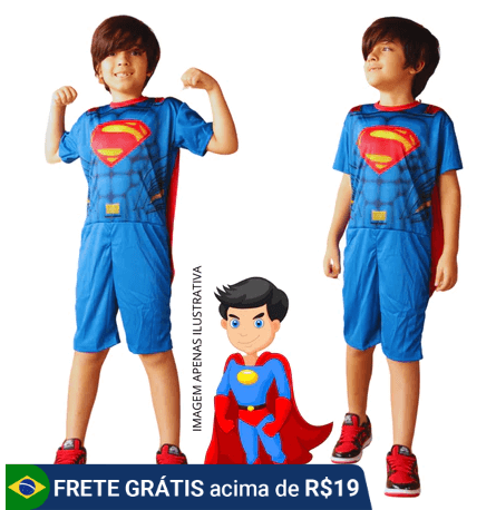 fantasia halloween super homem