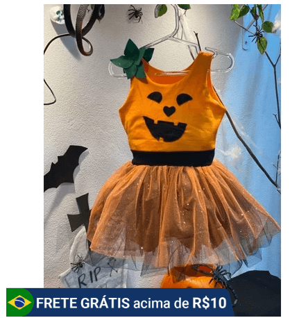 ideia fantasia halloween abóbora