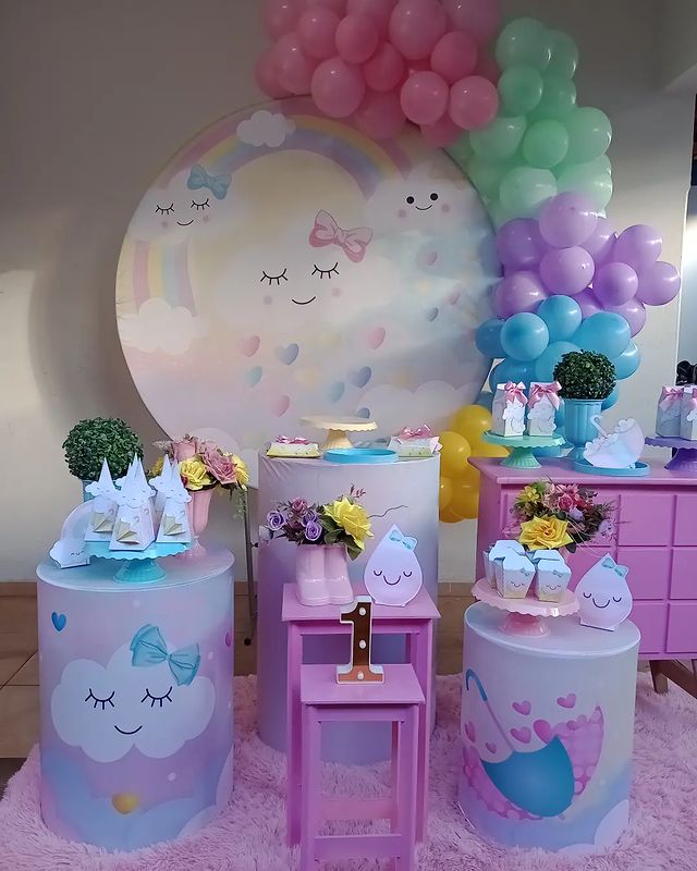 Decoração Chuva de Amor: ideias para festa infantil e chá de bebê