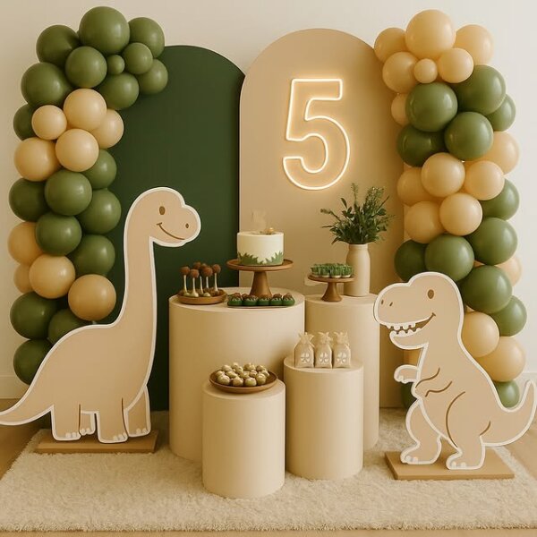 ideia para festa de dinossauro