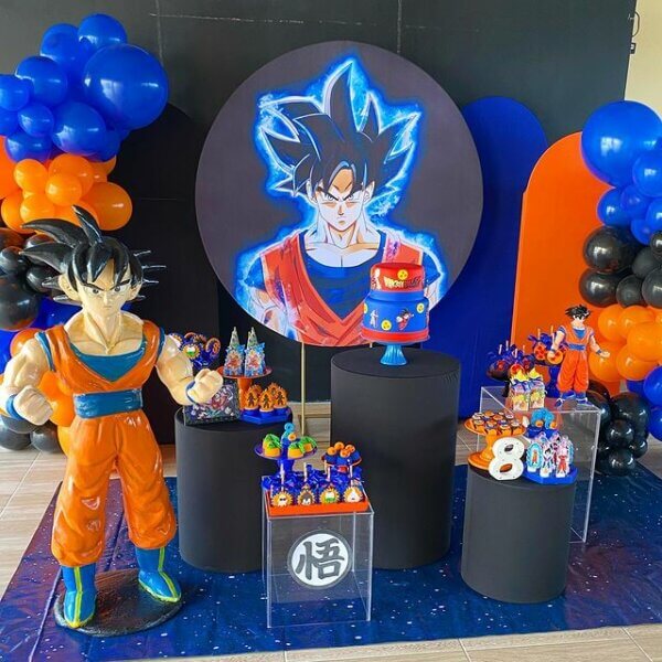 festa infantil tema dragon ball