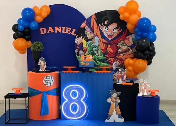 festa infantil tema dragon ball